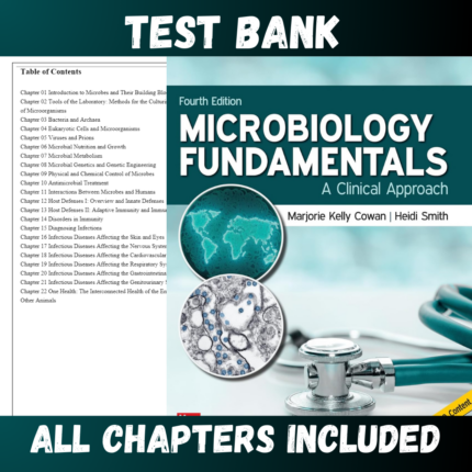 Test Bank - Microbiology Fundamentals-A Clinical Approach, 4th Edition by Cowan